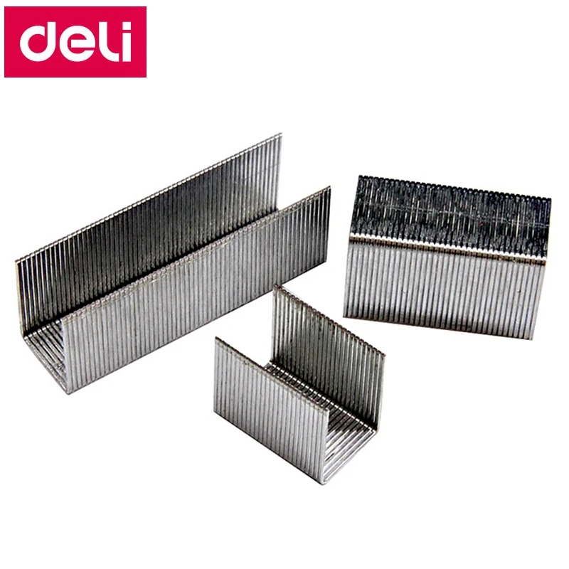 5000 шт./лот Deli 0017 тяжелые скобы 23/17 13x16 мм шириной 13 высотой 16 емкостью 120 страниц