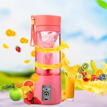 380 ml Портативный мини соковыжималки Smoothie Maker USB Перезаряжаемый блендер миксер домашний Малый соковыжималки падения