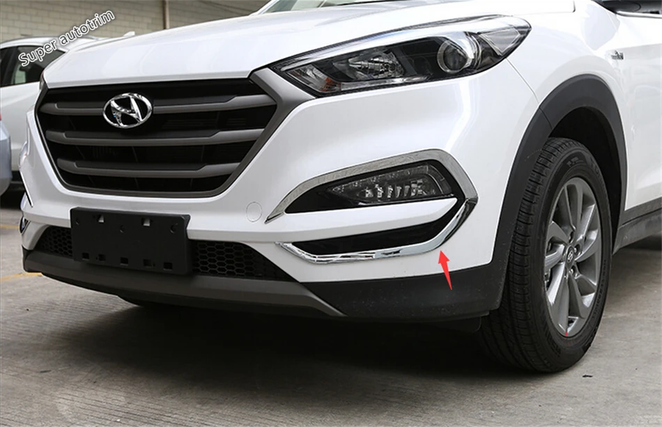 Lapetus передний и задний бампер противотуманные фары Накладка подходит для Hyundai Tucson