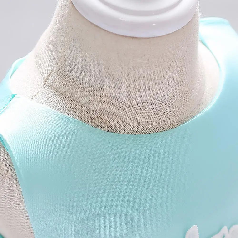 Элегантное платье принцессы для девочек; модное кружевное платье с бантом