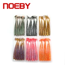 Noeby Wholesales Gentle Fishing Lures Synthetic Bait 36pcs/lot 75mm 2.5g/computer Faux Baits Lifelike Gentle Fishing Worm S3118