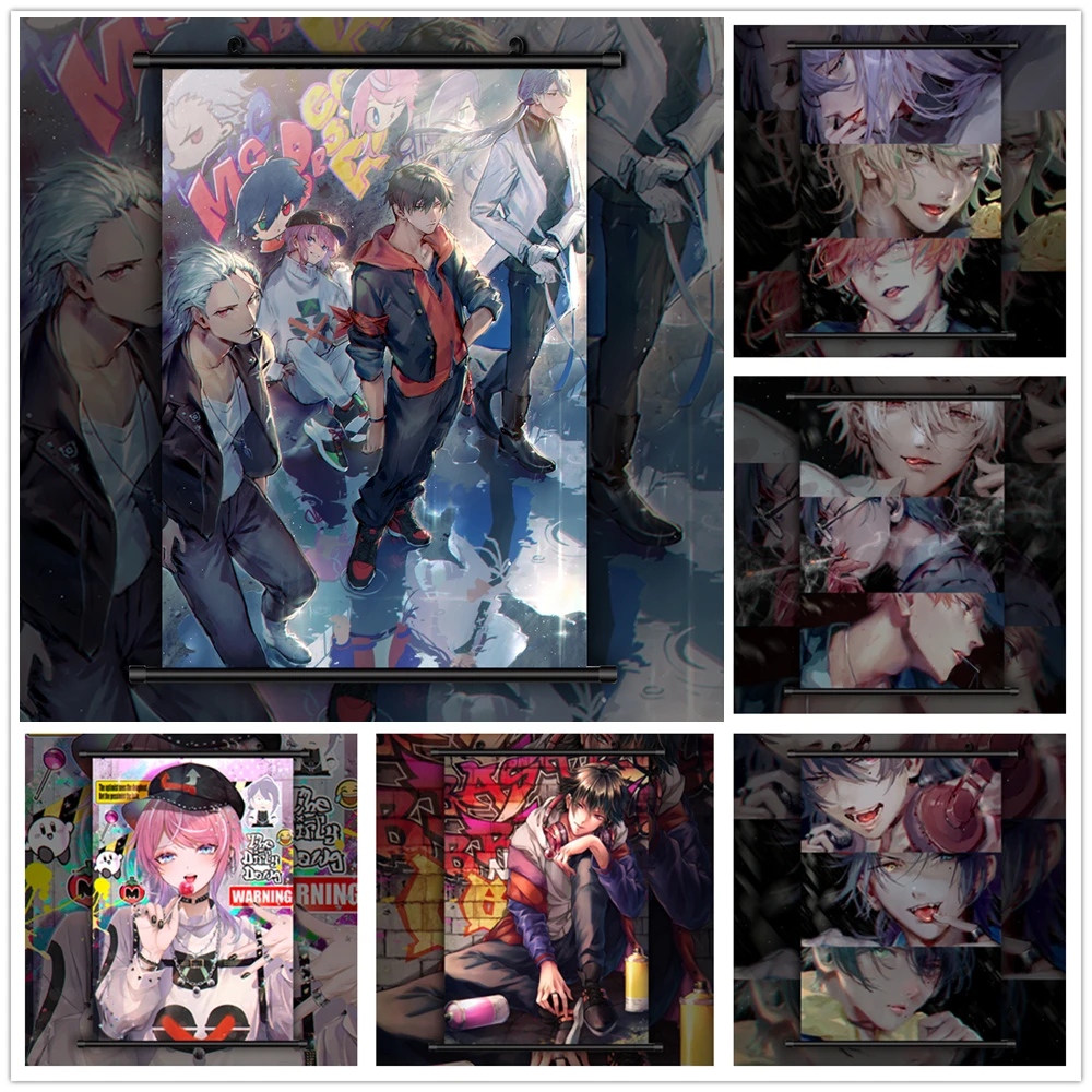 Hypnosis Mic MAD TRIGGER CREW HD Print Anime Wall Poster Scroll Room Decor