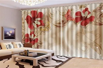 

Wholesale 3d Curtain Diamond Flower Buddy Flowers 3d Floral Curtains Custom Living Room Bedroom Beautifully Decorated Curtains