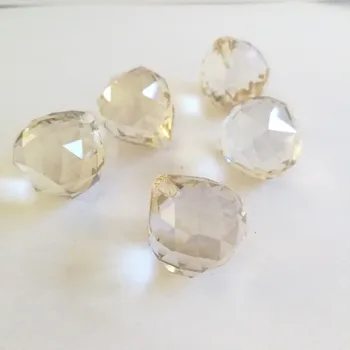 

Hot Sales 10PCS/Lot, 20mm Crystal Glass Chandelier Faceted Balls Feng Shui Parts Hanging Decoration Free Shipping