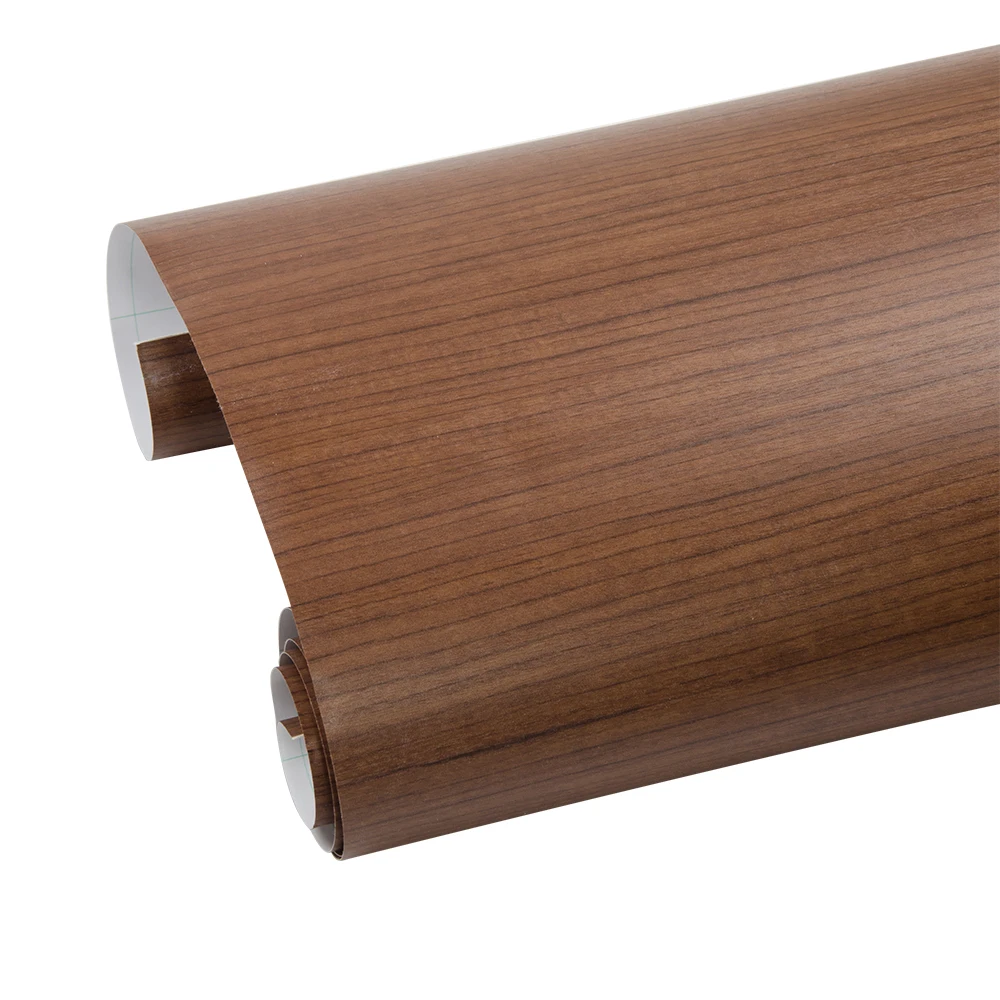

124cm*30cm Waterproof Car Sticker Imitation Wood Grain Vinyl Stickers Central Control Decals Interior Trim Car-styling