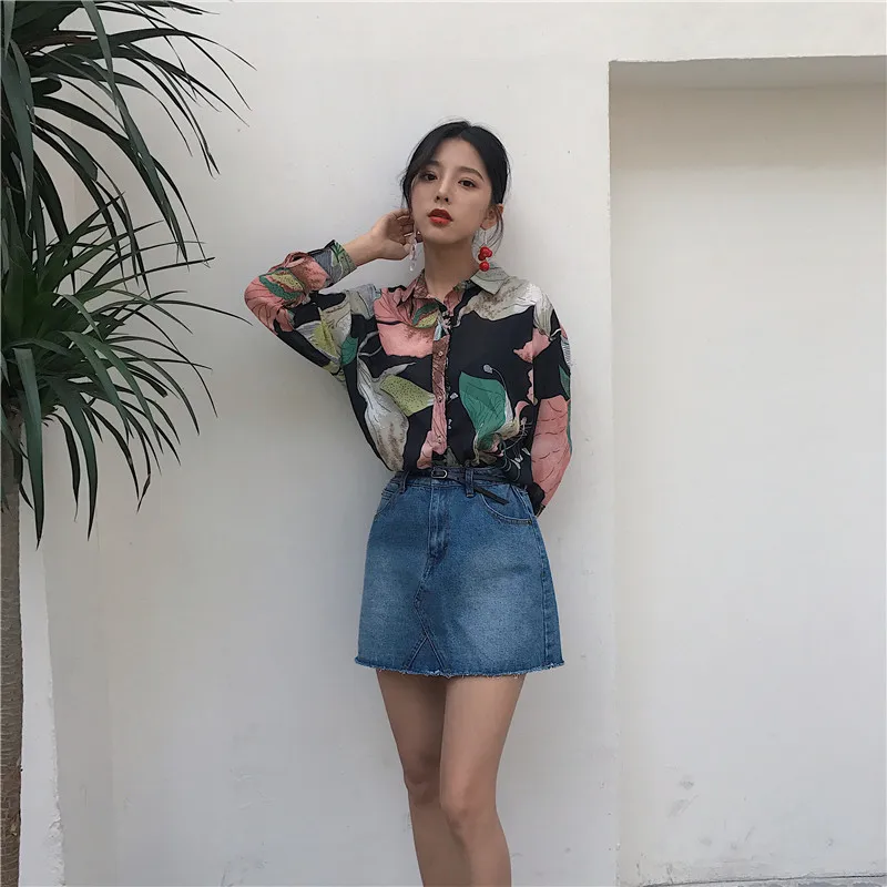 Cheap wholesale 2019 new Spring Summer Autumn Hot selling women's fashion casual ladies work Shirts MW99 - 32982933478