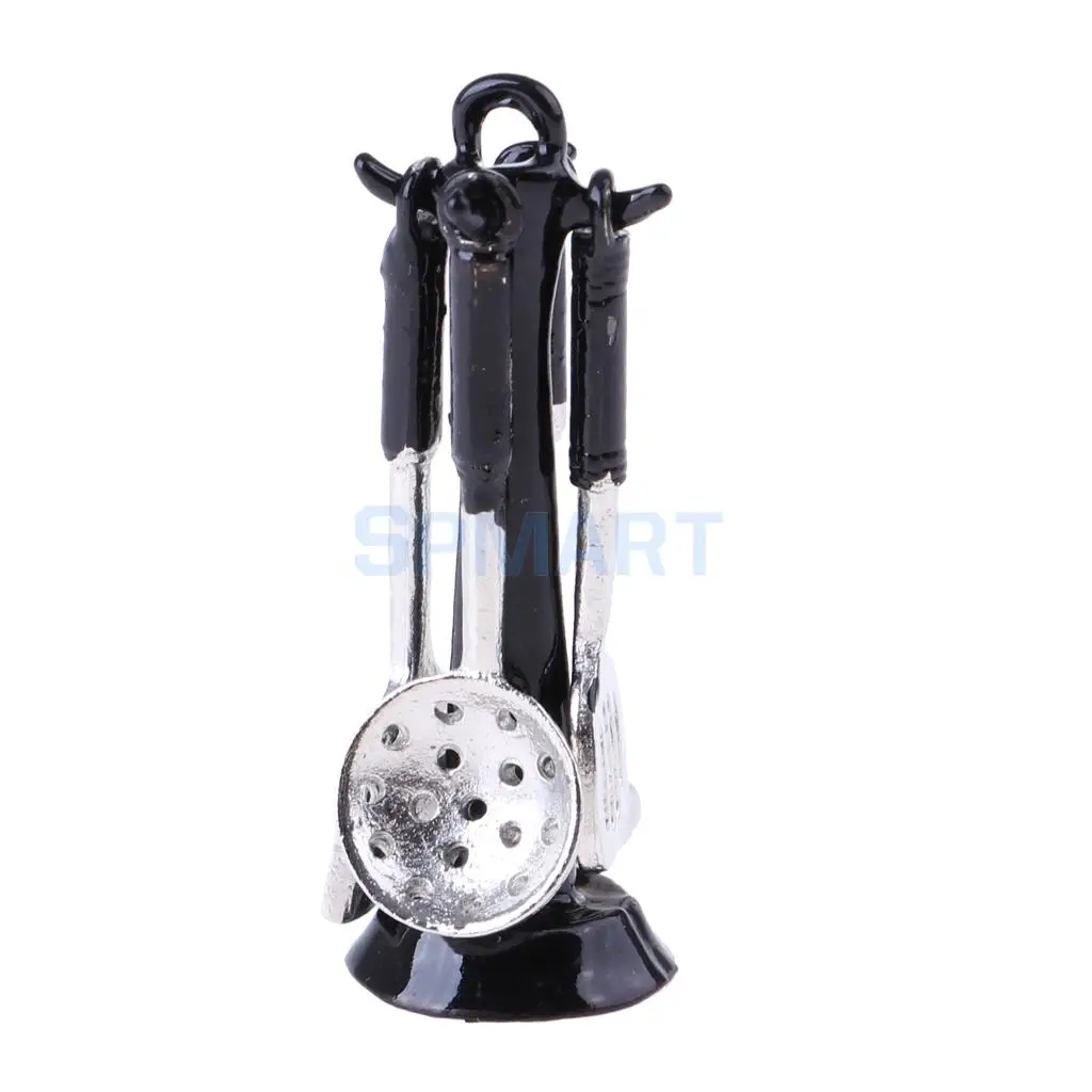 MagiDeal 1/12 Scale Dollhouse Miniature Cooking Utensils Tools for Dolls Kitchen Interior Decor Accs Children Pretend Play Toys