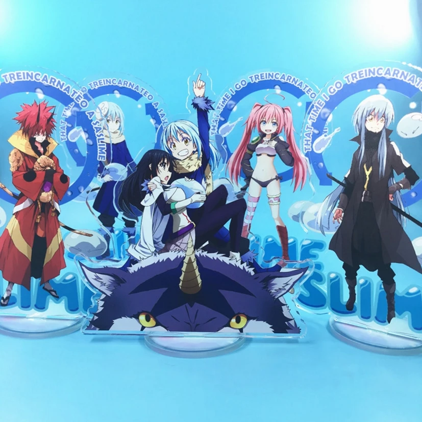 

Anime That Time I Got Reincarnated as a Slime Acrylic Stand Model Toys two-sided Action Figure Pendant toy gift