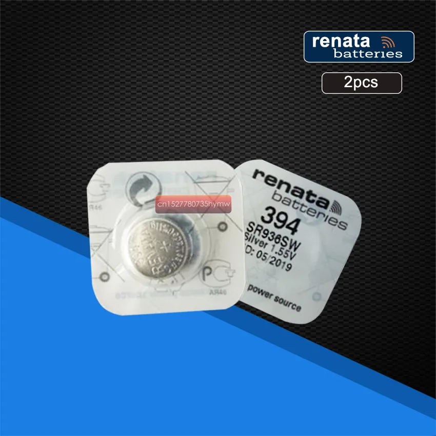 

2pack renata 394 SR936SW AG9 Button Battery For Watch Clock Repair Tools Cell Batteries