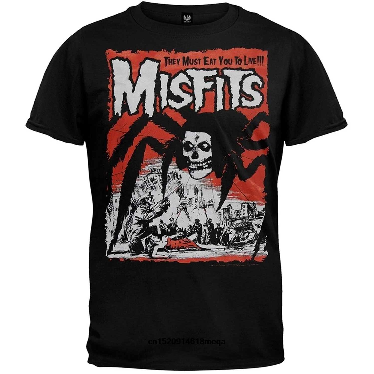 Футболка Misfits они должны съесть вас футболка для мужчин черный