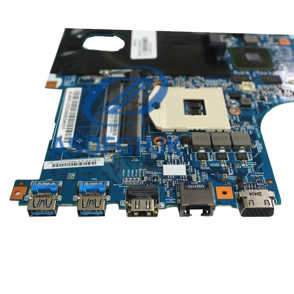 Ноутбук материнская плата для lenovo для IdeaPad G480 материнской 48.4SG12.011 LG4858 11S90000311 DDR3 неинтегрированный тест нормально