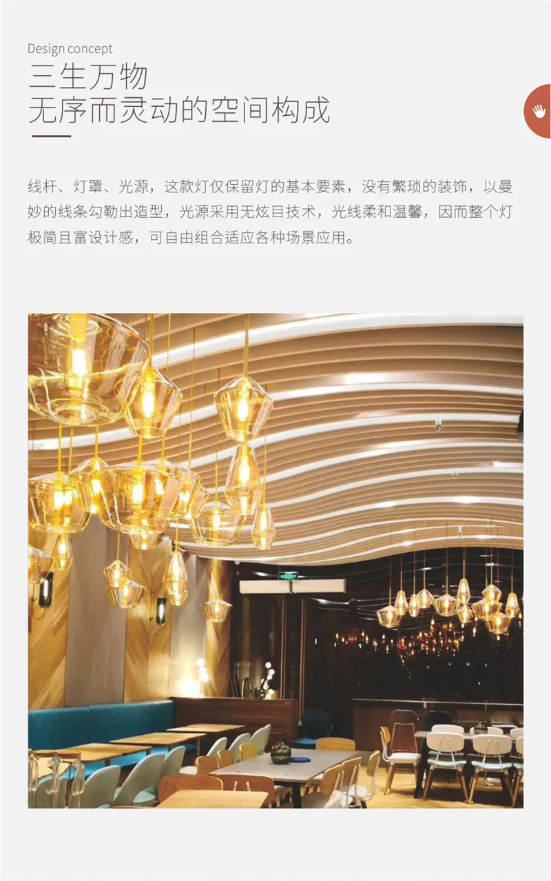 Moderno com Lâmpada Sala de Estar Luminária Pendente Estilo Nórdico Candelabro Led Loft Cozinha Restaurante Quarto E26 E27 6 Cheap Luzes de pendentes