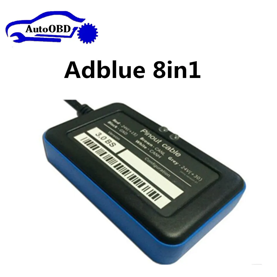 

support Euro 6 A+quality 2017 Newest Adblue Emulator 8 in 1 v3 with Programing Adapter V3.0 with NOx sensor 8in1