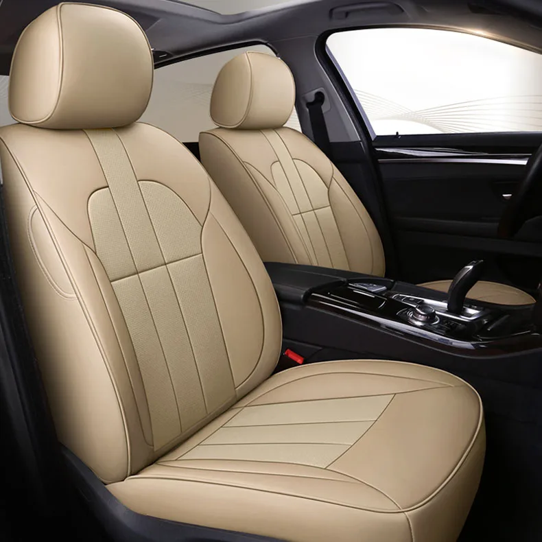 

custom 2 pc front seat car seat cover leather for Skoda Octavia 2 a7 a5 Fabia Superb Rapid Yeti Spaceback Joyste car accessories
