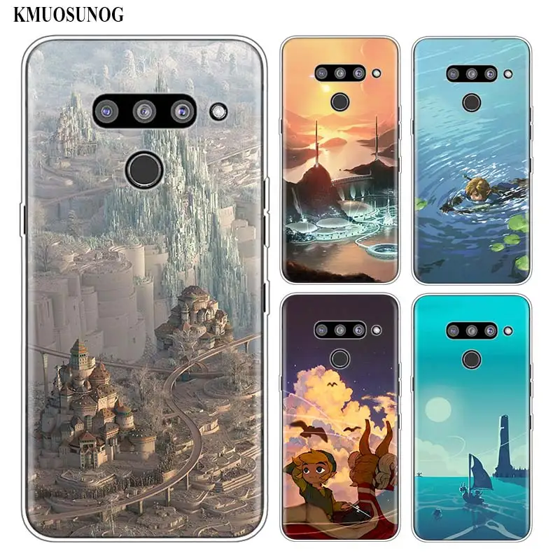 

Silicone Soft Phone Case Zelda Breath of the Wild for LG K50 K40 Q8 Q7 Q6 V50 V40 V30 V20 G8 G7 G6 G5 ThinQ Mini Cover
