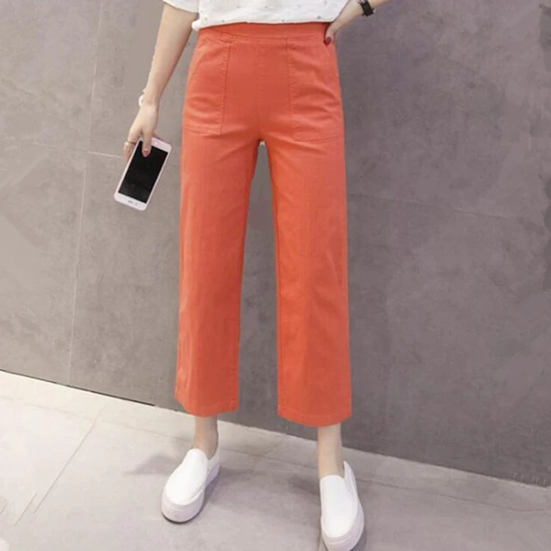 Женские прямые брюки ярких цветов большие размеры|big size trousers|fashion trousersplus trousers |