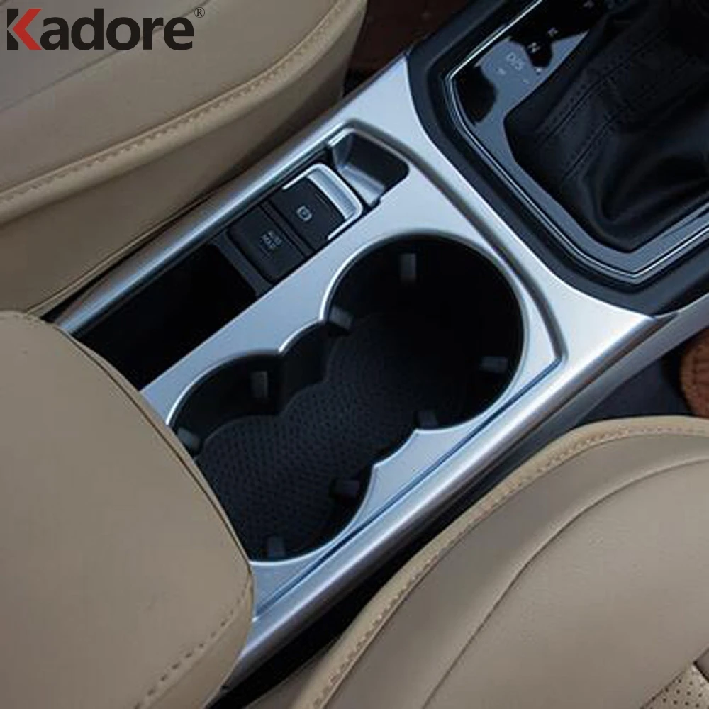 For Volkswagen VW Touran 2016 2019 Matte Cup Holder Trim Cover Insert