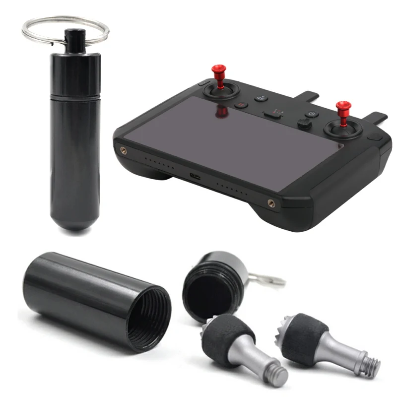 

Aluminum Thumb Rocker Storage Bottle for DJI Mavic 2 Smart Controller Thumb Joysticks for Mavic 2 Remote Control with Screen