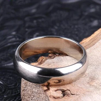 

different size silver ring magnetic pk round ring with case magic tricks magic props