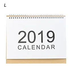 Офис годовой повестки дня организатор украшения дома нежный стол календарь бумага простой Do список треугольная 2018-2019