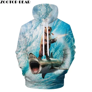 

Bear 3d Hoodies Funny Sweatshirts Men Women Hoody Autumn Winter Tracksuits Streetwear Coat Animal Pullover Drop Ship ZOOTOP BEAR