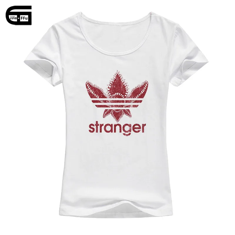 

2018 summer Women's short sleeve Stranger Things T-Shirt cute girl Tops Girl fashion cool casual Tee Mujer B26
