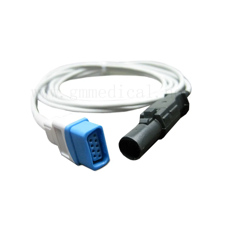 

Compatible with GE- Datex-Ohmeda Trusignal Spo2 adapter cable , Hyperstronic 9pin -> DB9 female, 2.5M.