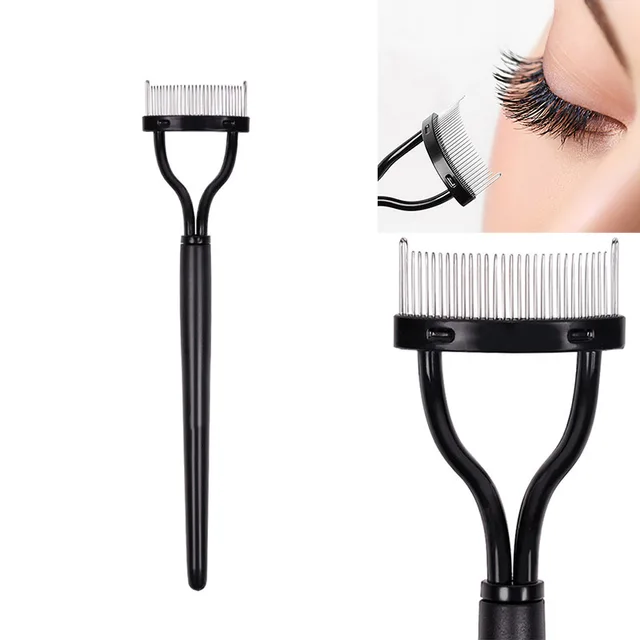 Best Offers Stainless Steel Eyelash Separator Curved Needle Lash Comb Metal Mascara Applicator Eye Makeup Brush Tool Eyelashes Curler Shaper Best Offers Stainless Steel Eyelash Separator Curved Needle Lash Comb Metal Mascara Applicator Eye Makeup Brush Tool Eyelashes Curler Shaper