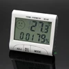 Mini LCD Digital Indoor Thermometer Hygrometer Temperature Humidity Meter Clock Desk Weather Station DC102 With Magnetic Stand ► Photo 1/6