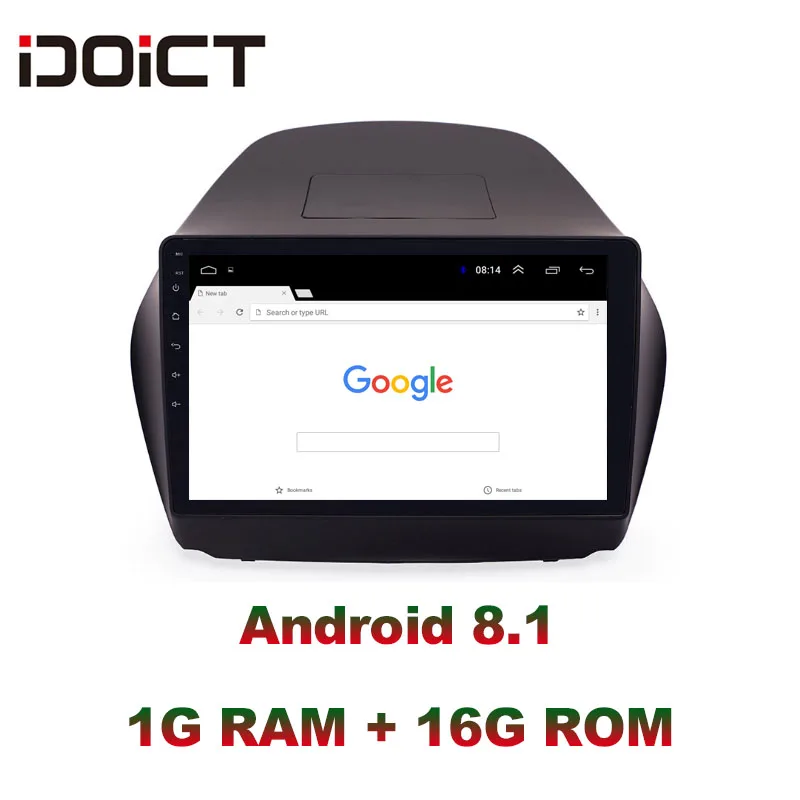 Discount IDOICT Android 8.1 Car DVD Player GPS Navigation Multimedia For Hyundai ix35 Radio 2013-2017 car stereo car stereo 2