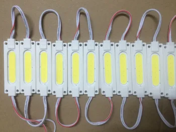 

500pcs Injection COB LED module waterproof LED back light backlight LED COB module for sign warm white/white DC12V 2W IP67 ABS