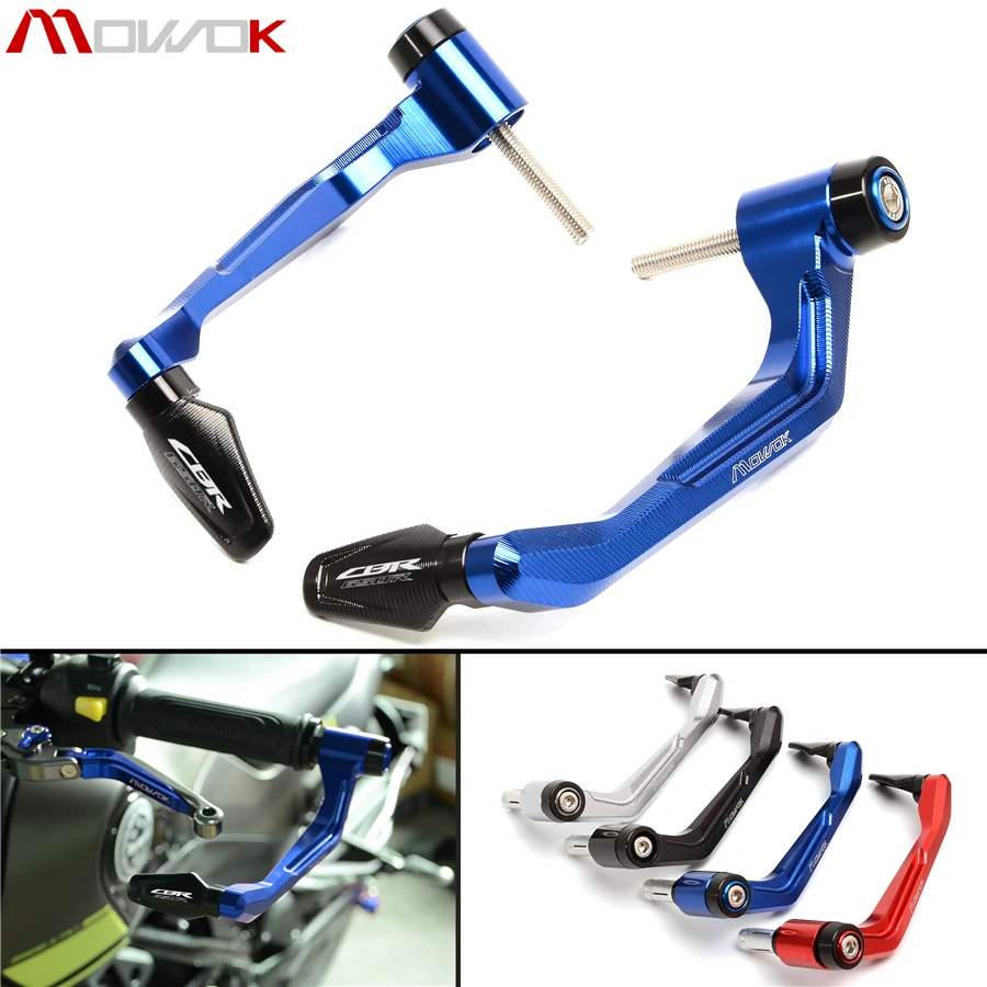 

For HONDA CB650R CBR650R CBR600RR CBR1000RR Motocycle Handlebar Handle grips Bar Ends + Brake Clutch Levers Guard Protector