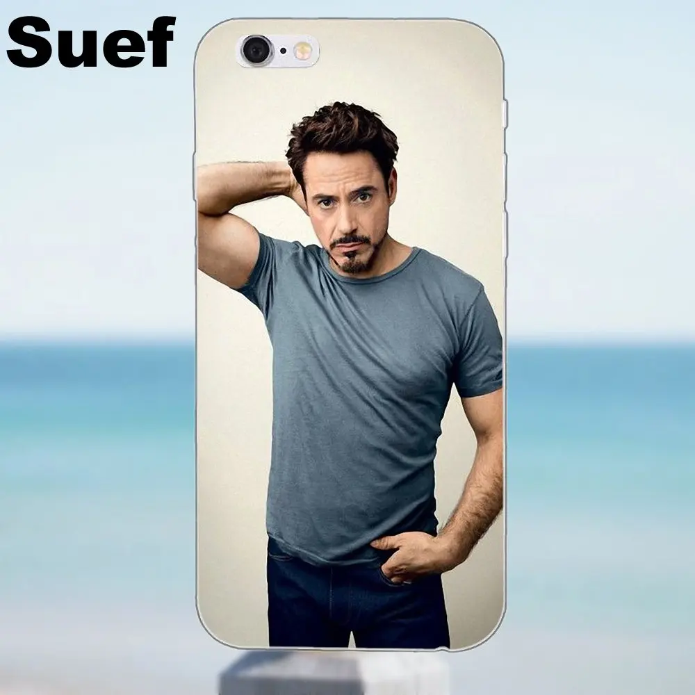 Super Iron Man Robot Downey Jr для iPhone X 4 4S 5 5S 5C SE 6 6S 7 8 Plus Samsung Galaxy A3 A5 J1 J3 J5 J7 2016 2017 TPU Mobile|robert downey