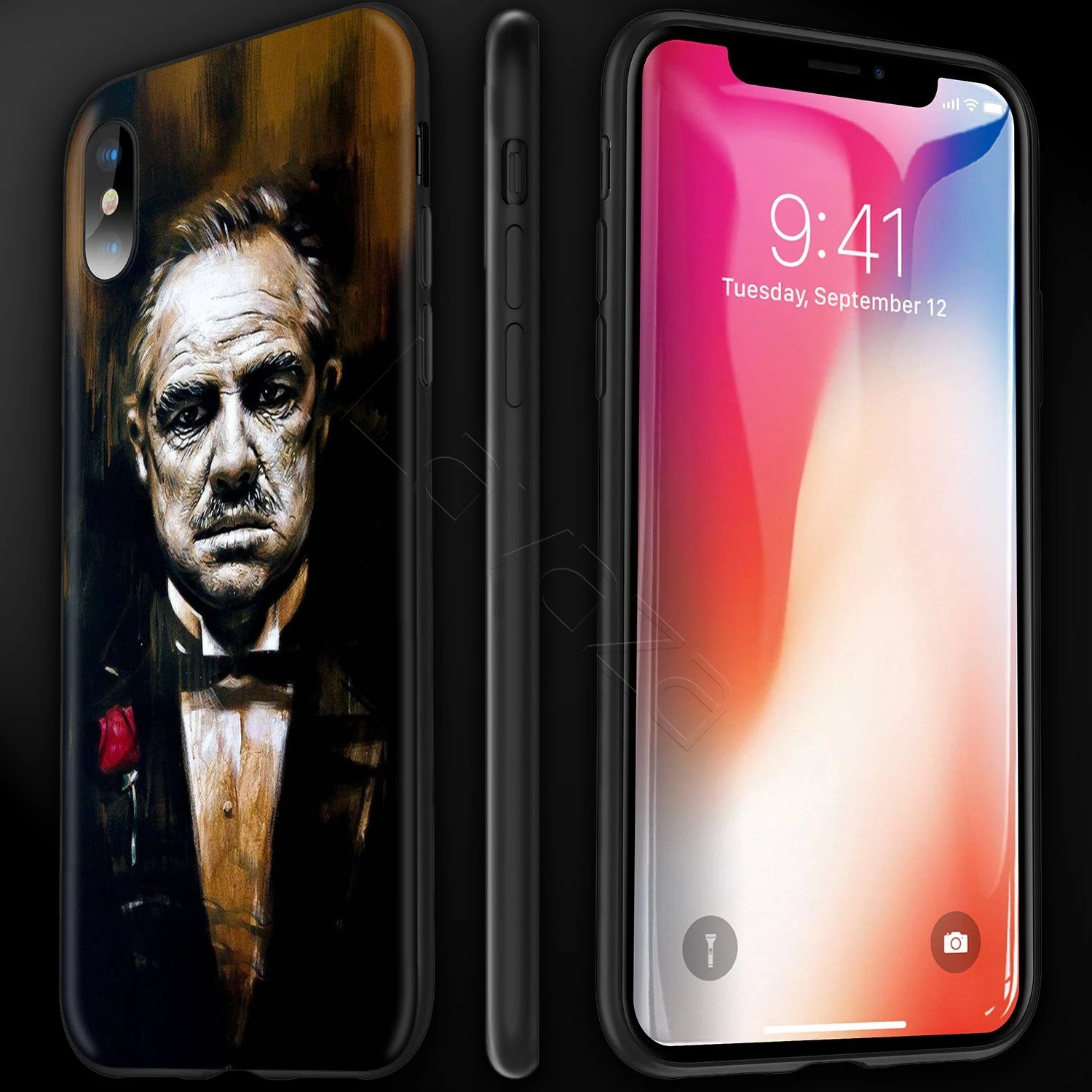 Чехол Lavaza Godfather Mob Drama для iPhone 11 Pro XS Max XR X 8 7 6 6S Plus 5 5S se