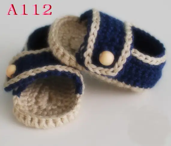 hand knitted baby shoes