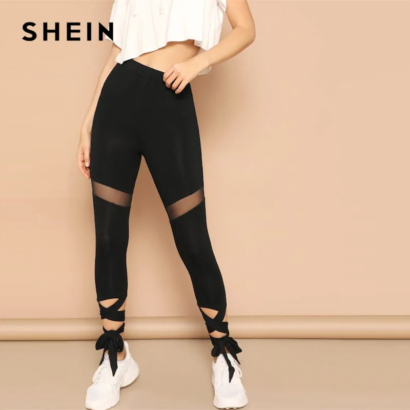 shein black joggers