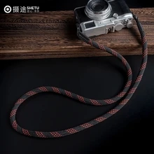Ручная нейлоновая прочная веревка для камеры плечевой шейный ремень для DSLR цифровой камеры Leica Canon Fuji Nikon Olympus Pentax sony