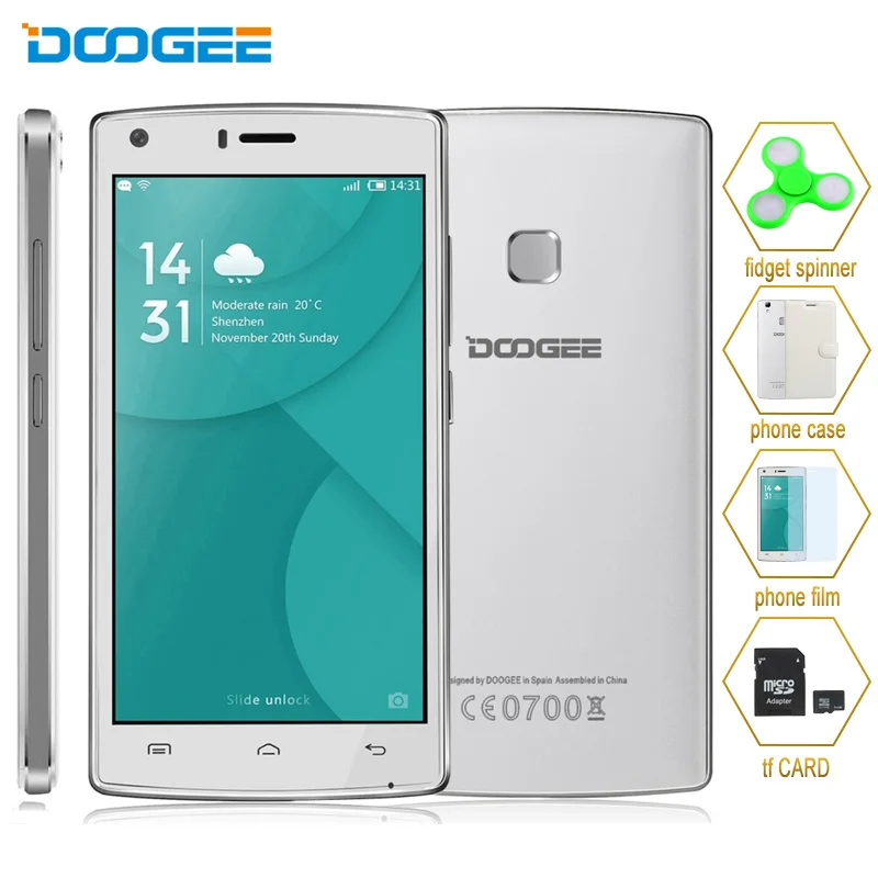 4G Original DOOGEE X5 MAX Pro RAM 2GB ROM 16GB 5 0 Android 6 0 MTK6737