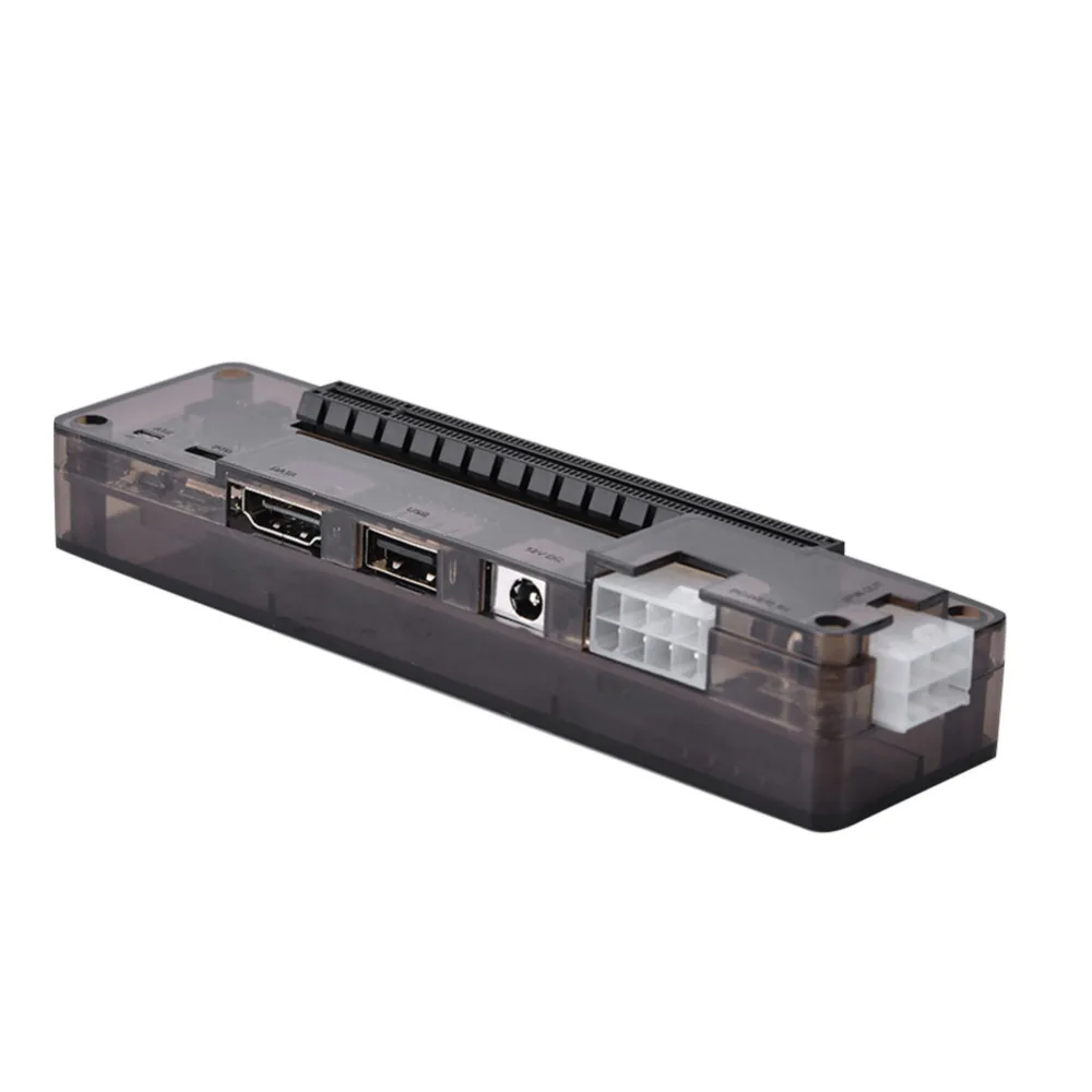 

8pin+6pin ATX PCI-E Riser Laptop External Independent Video Card Dock With MINI PCI-E Data Line Without Power Supply