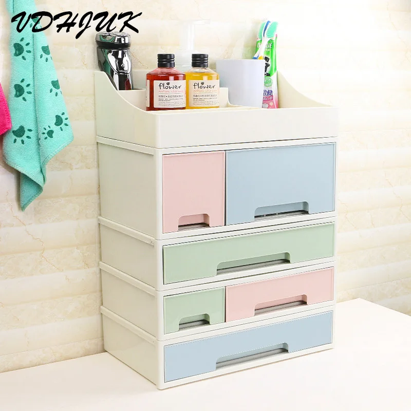 

VDHJUK 2017 NEW Fashion creative High quality Free combination Household Storage Boxes Storage Drawers Makeup box Jewelry box