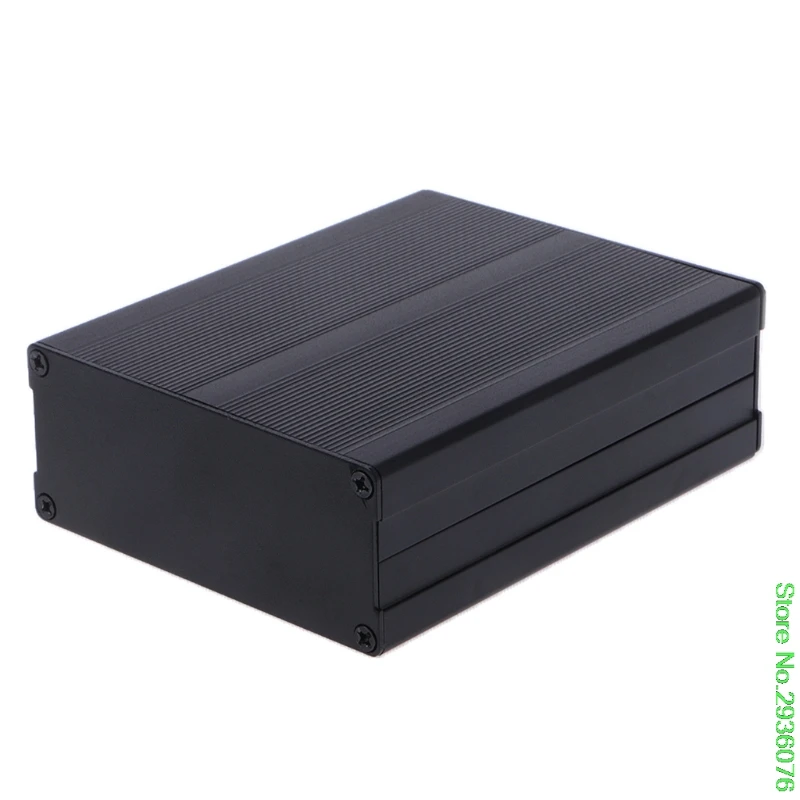 

New Aluminum Box Enclosure DIY Electronic Project Black Instrument Case 120x97x40mm Drop Shipping