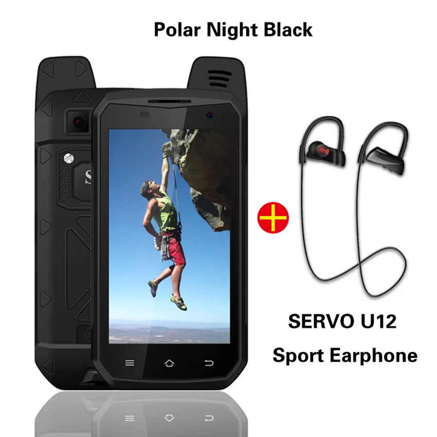 SERVO B6000 MTK6755 Восьмиядерный 4G 64GB ОС Android 6,0 13 МП 5000 мАч IP68 поддержка мобильного телефона Беспроводная рация 4,7" - Цвет: Add  Sport Earphone