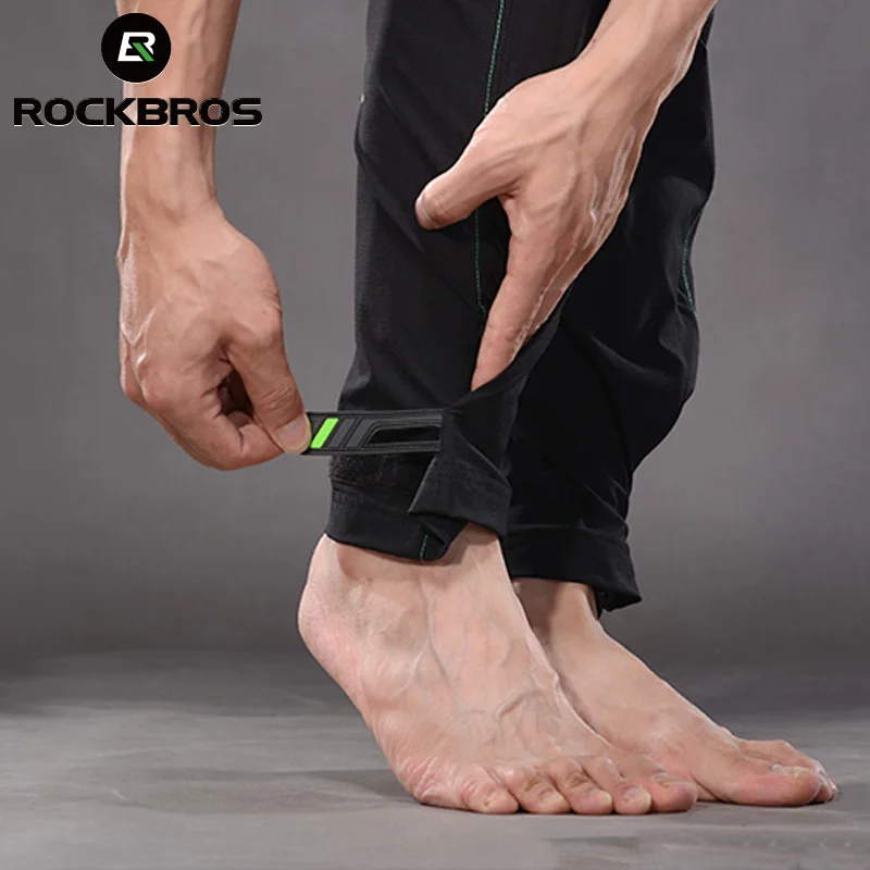 ROCKBROS Cycling Bike Sport Pants Breathable Quick Dry Cycling Pants Trousers Tight Reflective Riding MTB Bike Bicycle Equipment