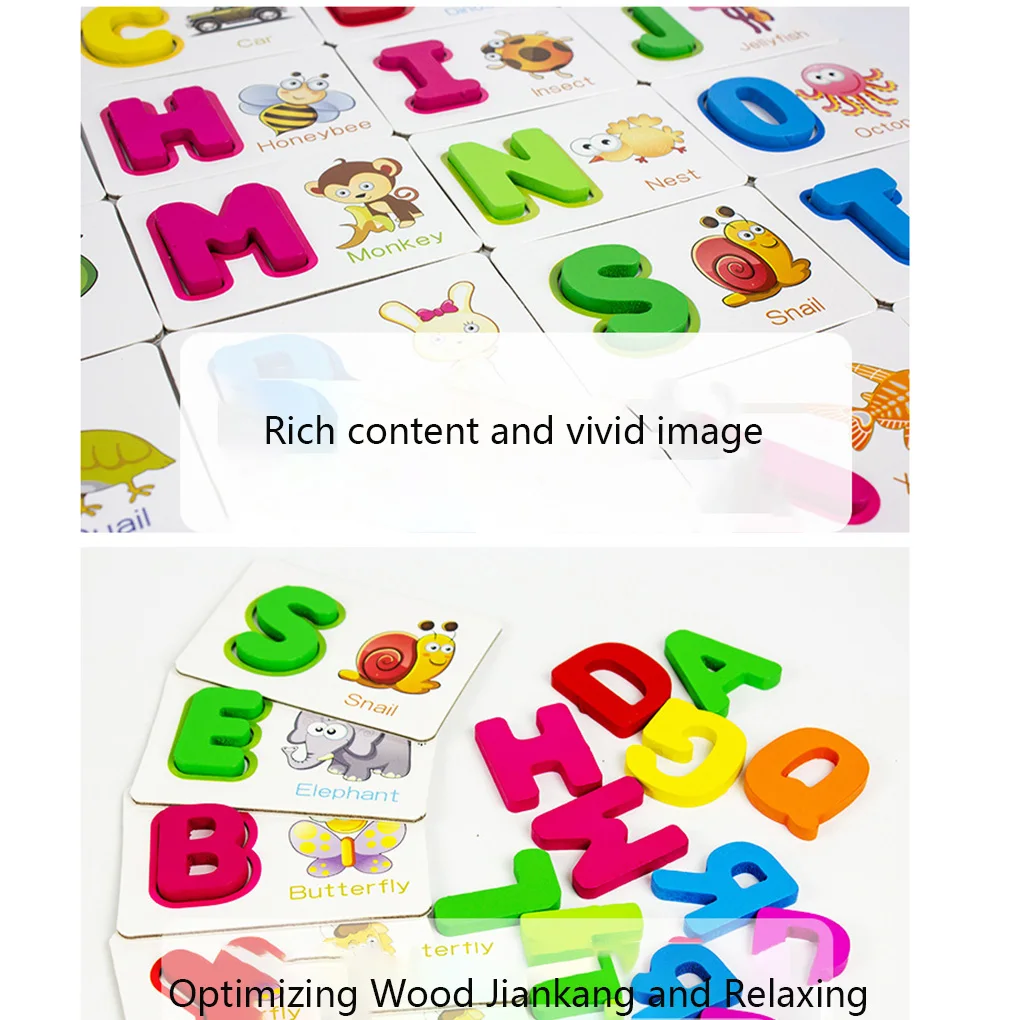 Cartão de Ortografia Crianças Alfabeto Carta Aprendizagem Cartões Conjunto 26 Letras Inglês Bebê Pré-escolar Cedo Palavra Cognitiva Brinquedos Mod. 255951 15 Online shopping