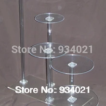 Уникальный 5 трехъярусная акриловая Бумажные Формочки для капкейков, подставки для кексов