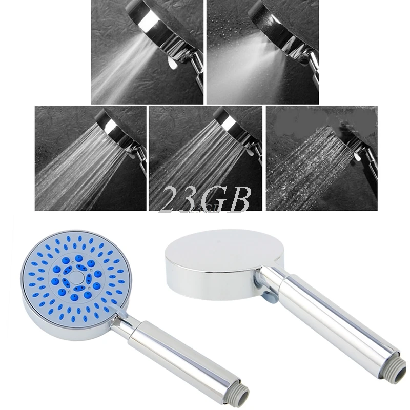 Chrome Plating Bath Shower Head Round Hand Showers Bathroom Accessories