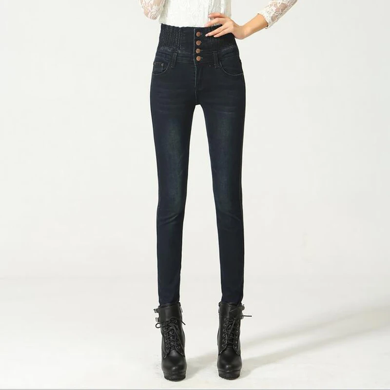 2019 Jeans Womens High Waist Elastic Skinny Denim Long Pencil Pants Plus Size 40 Woman Jeans Camisa Feminina Lady Fat Trousers 2019 Jeans Womens High Waist Elastic Skinny Denim Long Pencil Pants Plus Size 40 Woman Jeans Camisa Feminina Lady Fat Trousers