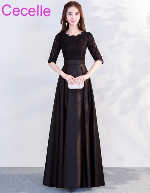 Dresseswith Sleeves Floor Length Modest