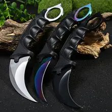 21 Colors Karambit Knife CS GO Fixed Knives Hunting Tactical Survival Claw Knife Camping Outdoor Pocket Rescue Faca EDC Tools