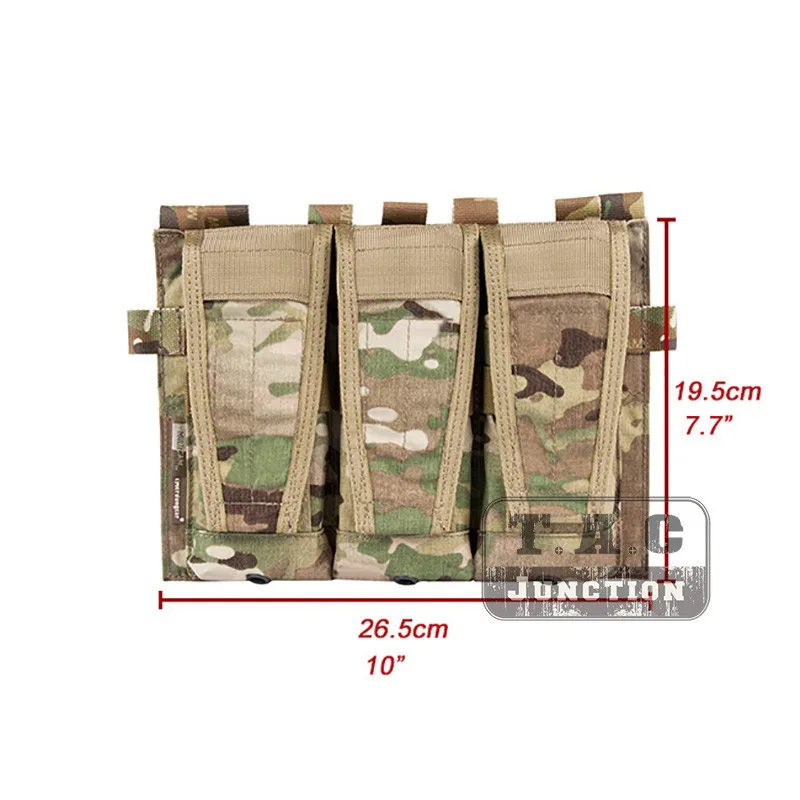 Emerson Tactical AVS Съемный клапан M4 M16 AR15 5,56. 223 тройной подсумок Emersongear патронов сумка крюк и петля маг держатель